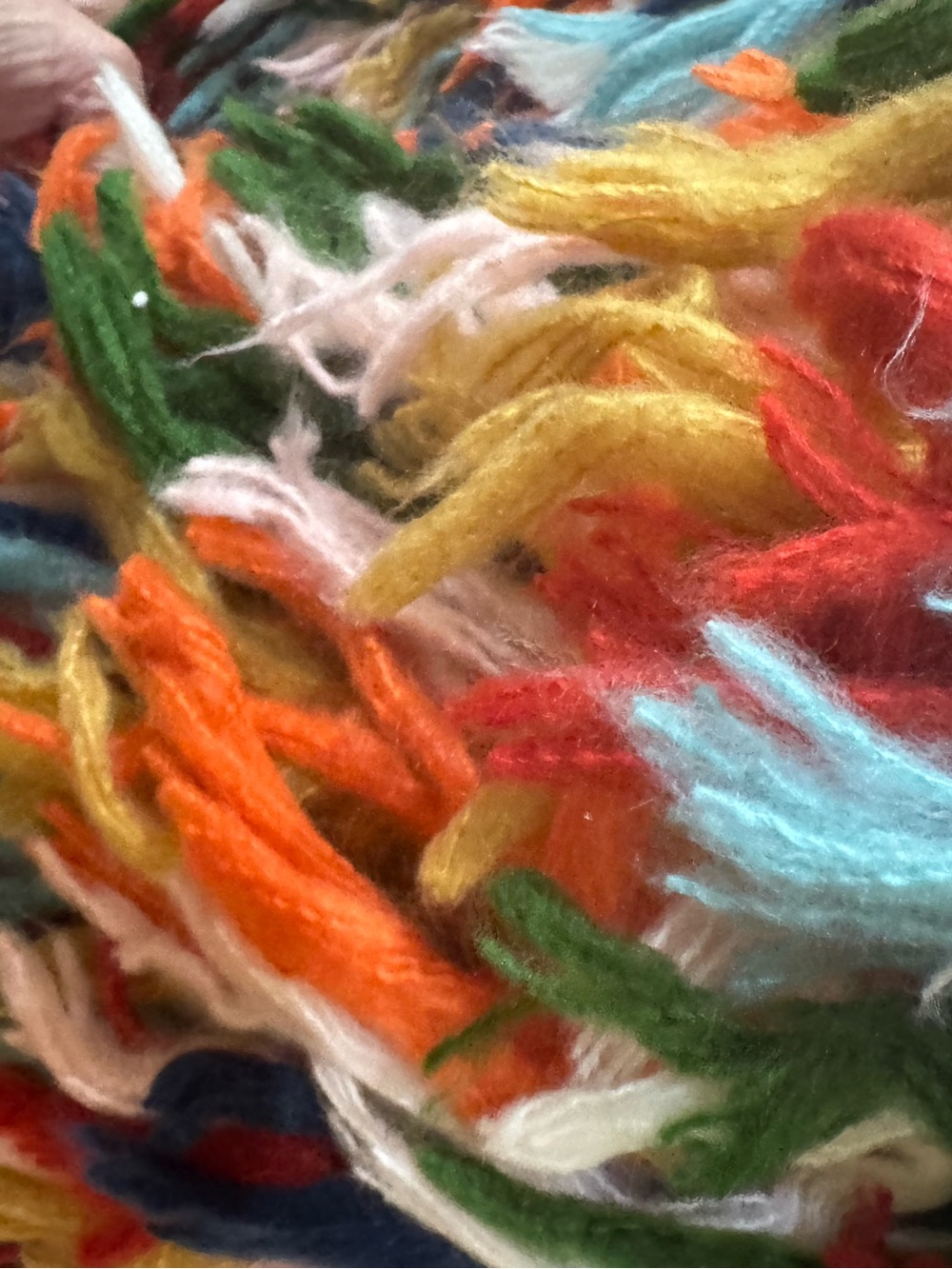 Festival Colorful Multi-Stripe Fringe Knit Cardigan - Picture 8 of 10